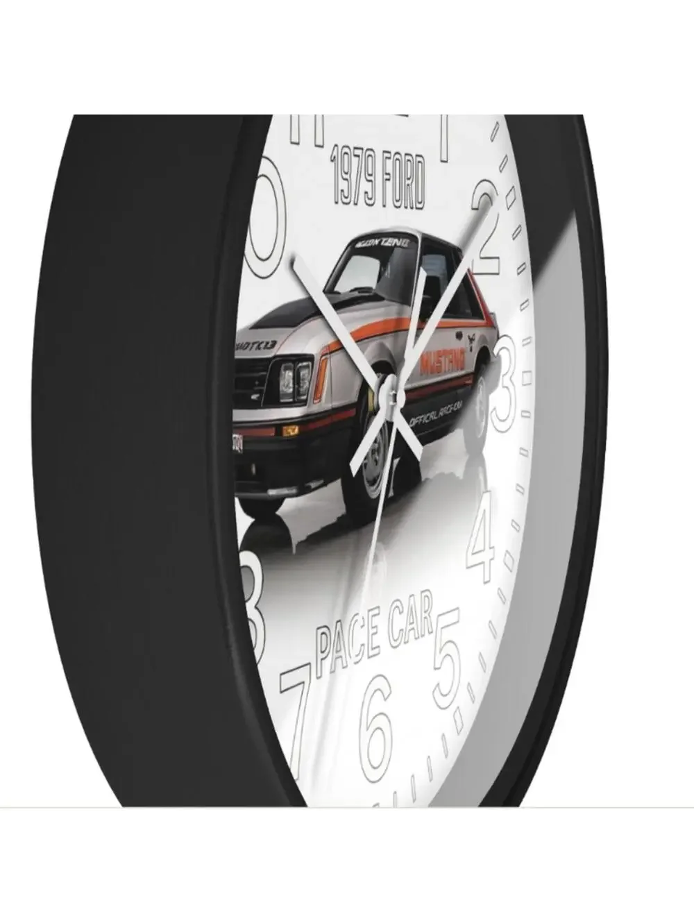 1979 Ford Mustang Indy Pace Car Glow In The Dark Wall Clock New!